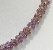 Ametrine gemstone carved beads