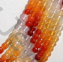 aaa Mexican Fire Opal  Gemstone  Faceted Rounds