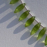 Peridot Gemstone Beads  Dew Drops