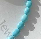 Turquoise Faceted Oval