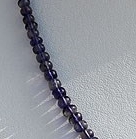 16 inch strand Iolite Gemstone Plain Beads