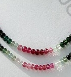 wholesale Tourmaline Gemstone Beads  Faceted Rondelle
