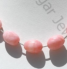 wholesale Pink Opal Gemstone  Faceted Nuggets