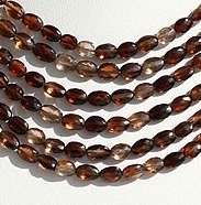 wholesale Brown Zircon Gemstone Oval Faceted