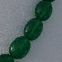 Green Onyx  Oval Faceted