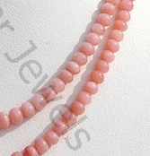 Pink Opal Gemstone Plain Beads