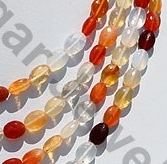 Mexican Fire Opal  Gemstone  Oval Faceted
