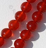 Carnelian Gemstone Plain Round Beads