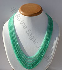 Chrysoprase Gemstone Necklace