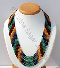 Precious Gemstone Beads Necklace