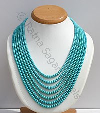 Turquoise Gemstone Beads Necklace
