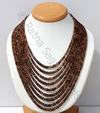 Andalusite Gemstone Beads Necklace