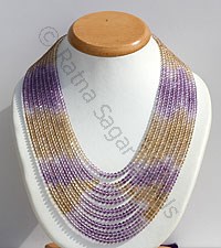 Ameetrine Gemstone Beads Necklace