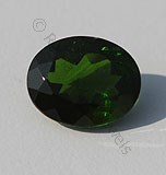 Chrome Diopside Oval Facet