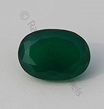 Green Onyx Oval Facet
