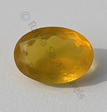 Yellow Opal Oval Facet