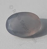Chalcedony Oval Facet