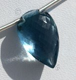 Blue Topaz Gemstone Conch Briolette