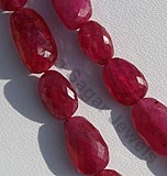 Ruby Gemstone Faceted Nugget