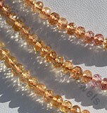 Imperial Topaz  Faceted Roundels