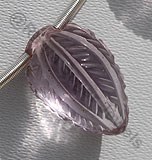 Pink Amethyst Carved Beads