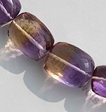 紫黄晶宝石刻面金块