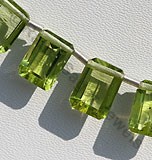 Peridot Gemstone Beads  Octagons