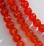Carnelian Gemstone Carved Beads