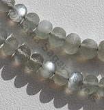 Grey Moonstone  Faceted Rondelle