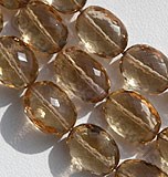 Champagne Citrine  Oval Faceted