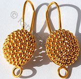 18k Gold Designer Mary Gold Ear wire 