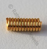 18k Gold Wire Tube Spacer Beads