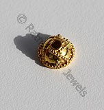 18k Gold Designer Bead Caps