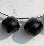 Black Spinel Onion Shape Beads
