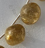 金发晶石英洋葱形珠