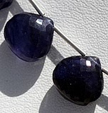 Sapphire Gemstone Heart Briolette