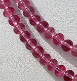 Pink Topaz Plain Beads
