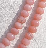 Pink Opal Gemstone Plain Beads