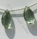 Green Amethyst Gemstone Dolphin Shape Beads