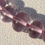 粉红紫水晶素珠