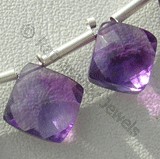 紫水晶宝石膨化钻石切割