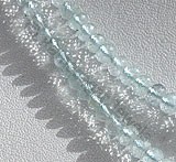 Aquamarine Gemstone  Faceted Rondelles