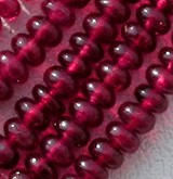 Ruby Gemstone Plain Beads