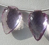 粉红紫水晶海螺 Briolette