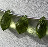 Peridot Gemstone Beads  Chandelier Briolette