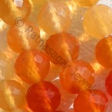 Mexican Fire Opal  Gemstone  Faceted Rounds