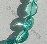 Apatite Gemstone Beads  Oval Plain