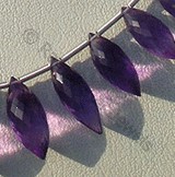 紫水晶宝石珠露滴